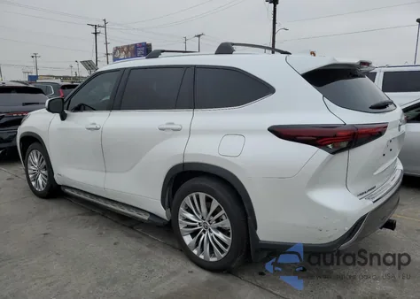 2025 Toyota Highlander Hybrid Limited из США, поврежденный, VIN 5TDEBRCH5SS651632